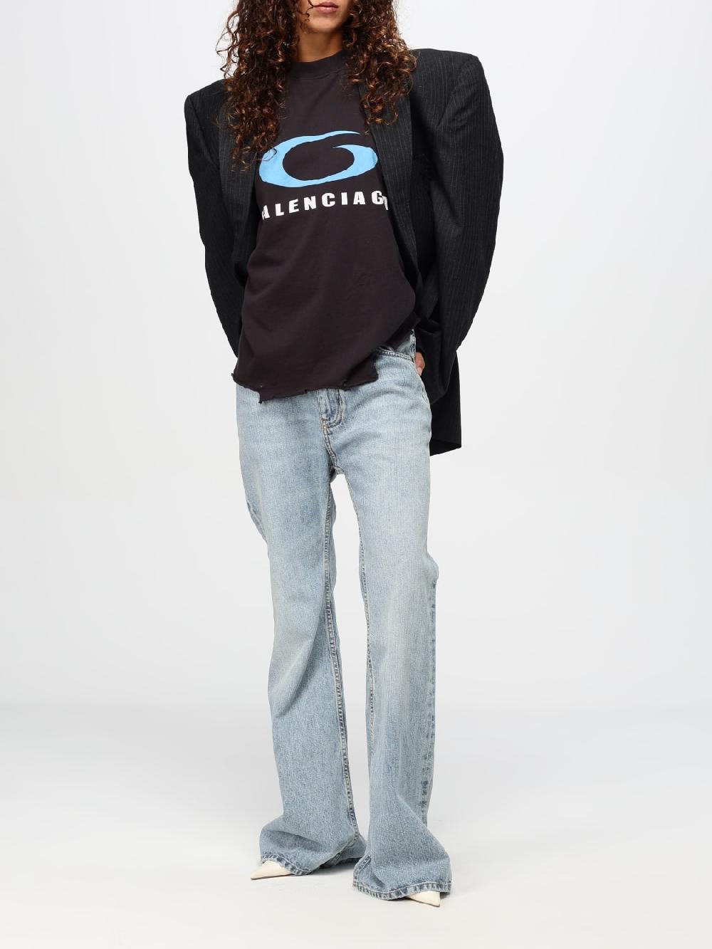 Giglio T-shirt Balenciaga In Cotone