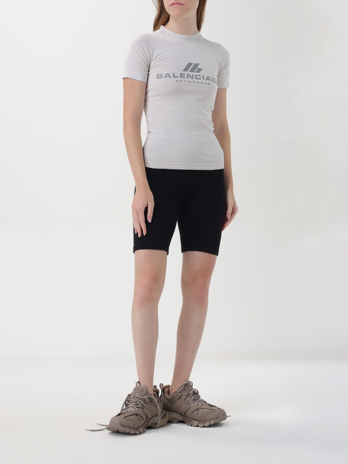 Giglio T-shirt Balenciaga In Jersey Con Logo
