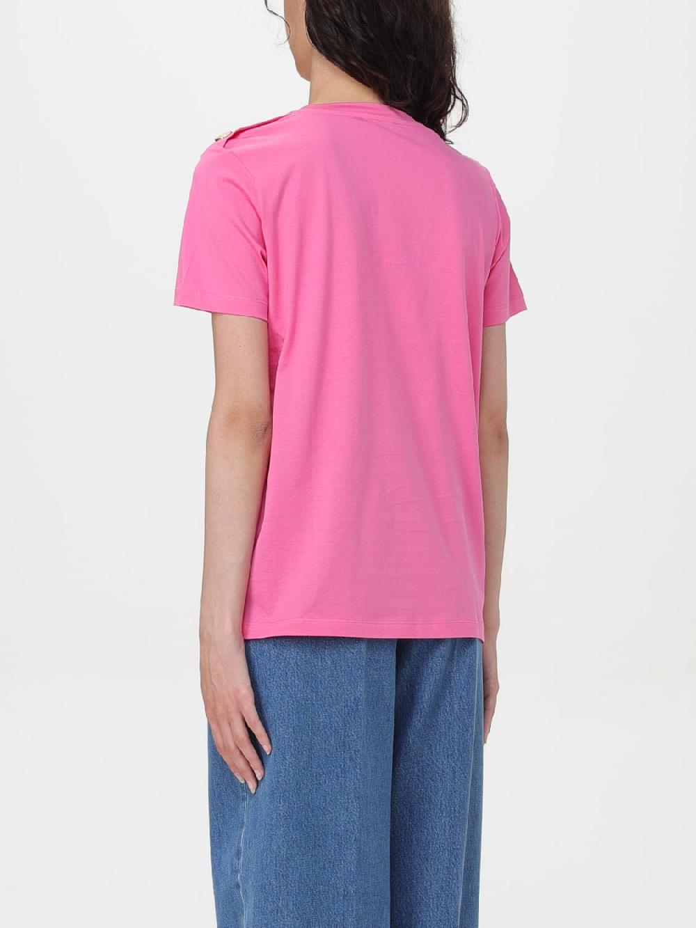 Giglio T-shirt Balmain In Cotone Con Logo