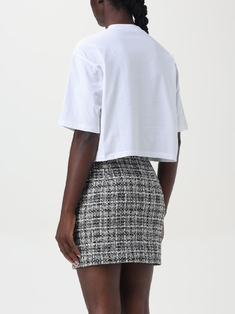 Giglio T-shirt Balmain In Cotone Con Logo