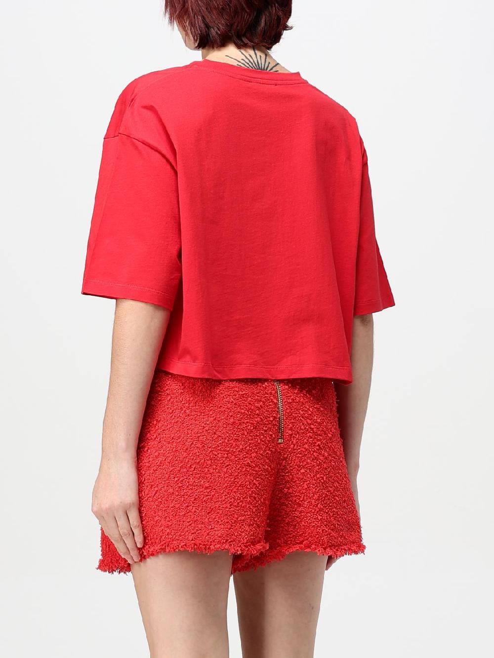 Giglio T-shirt Balmain In Cotone Con Logo