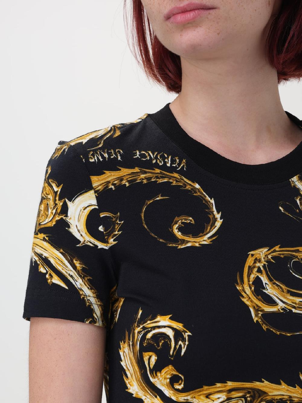 Giglio T-shirt Baroque Versace Jeans Couture