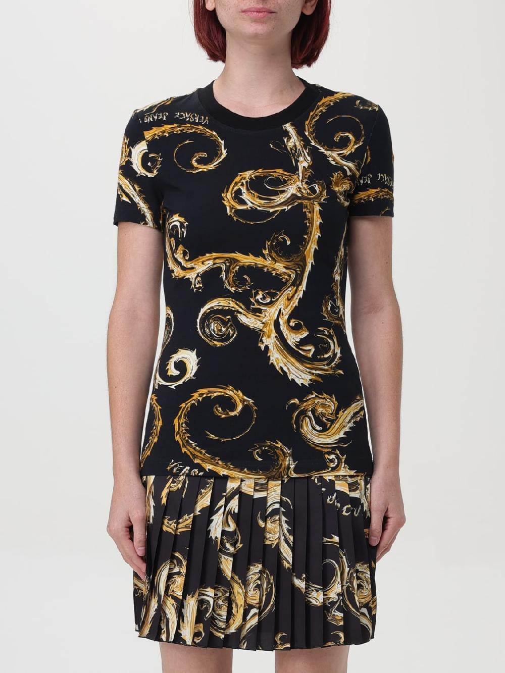 Giglio T-shirt Baroque Versace Jeans Couture