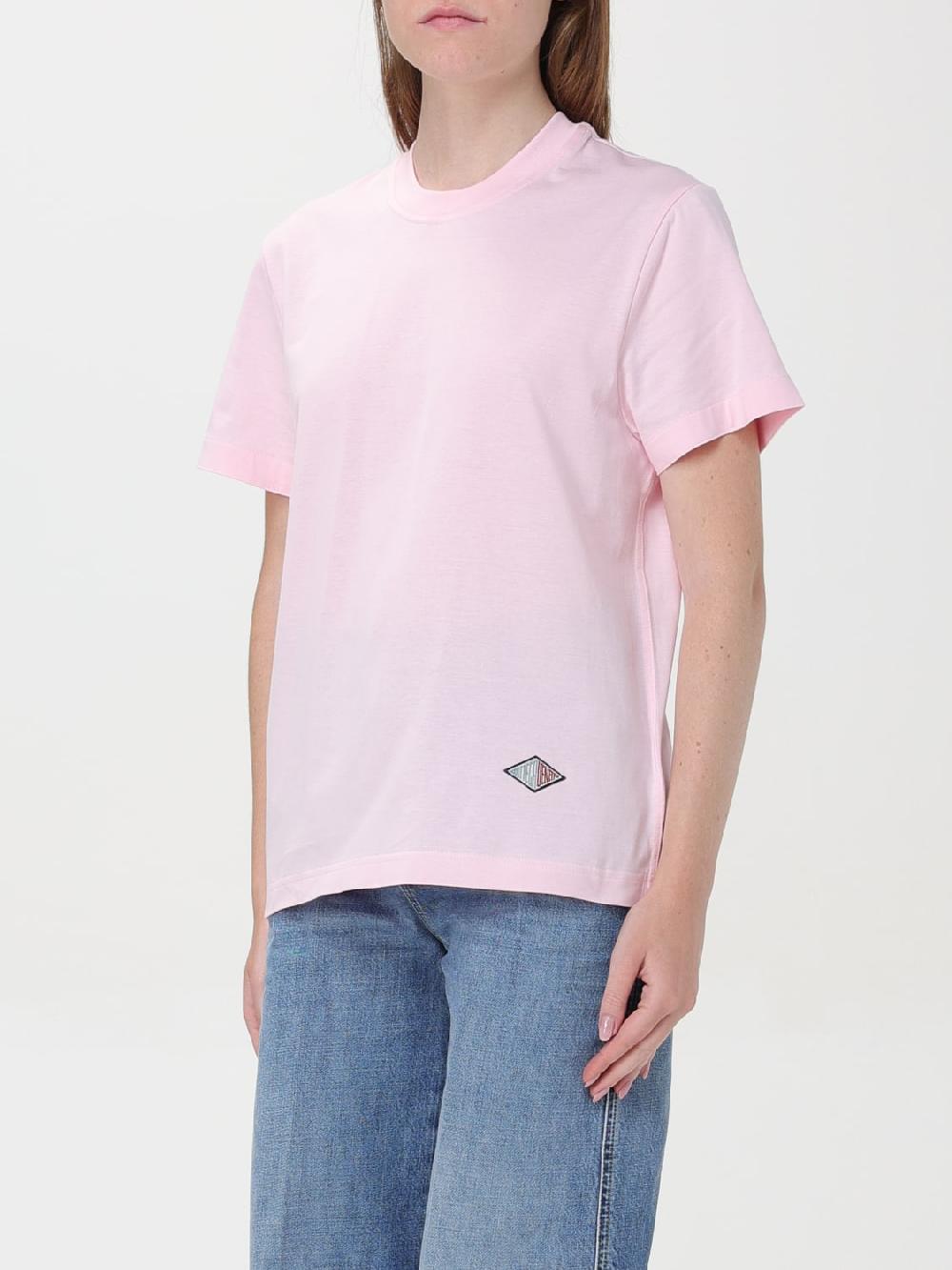 Giglio T-shirt Basic Bottega Veneta Con Mini Logo
