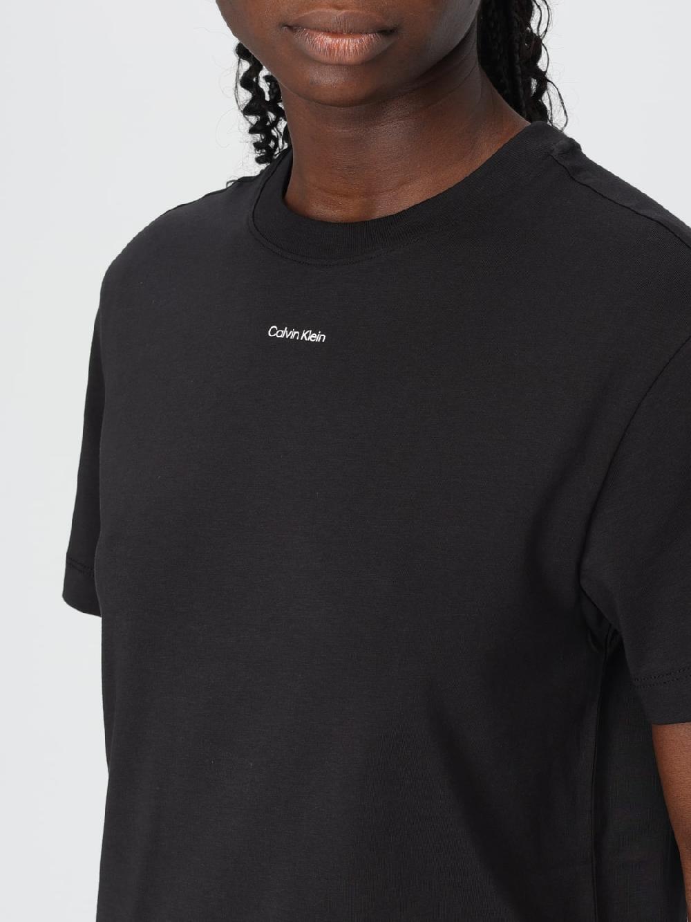 Giglio T-shirt Basic Con Mini Logo Calvin Klein