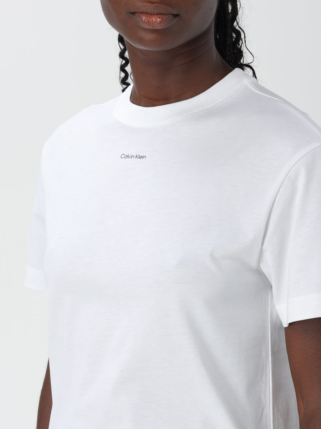 Giglio T-shirt Basic Con Mini Logo Calvin Klein
