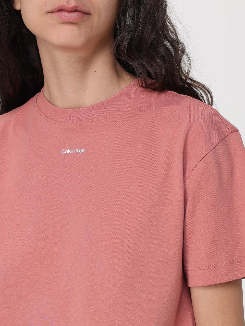 Giglio T-shirt Basic Con Mini Logo Calvin Klein