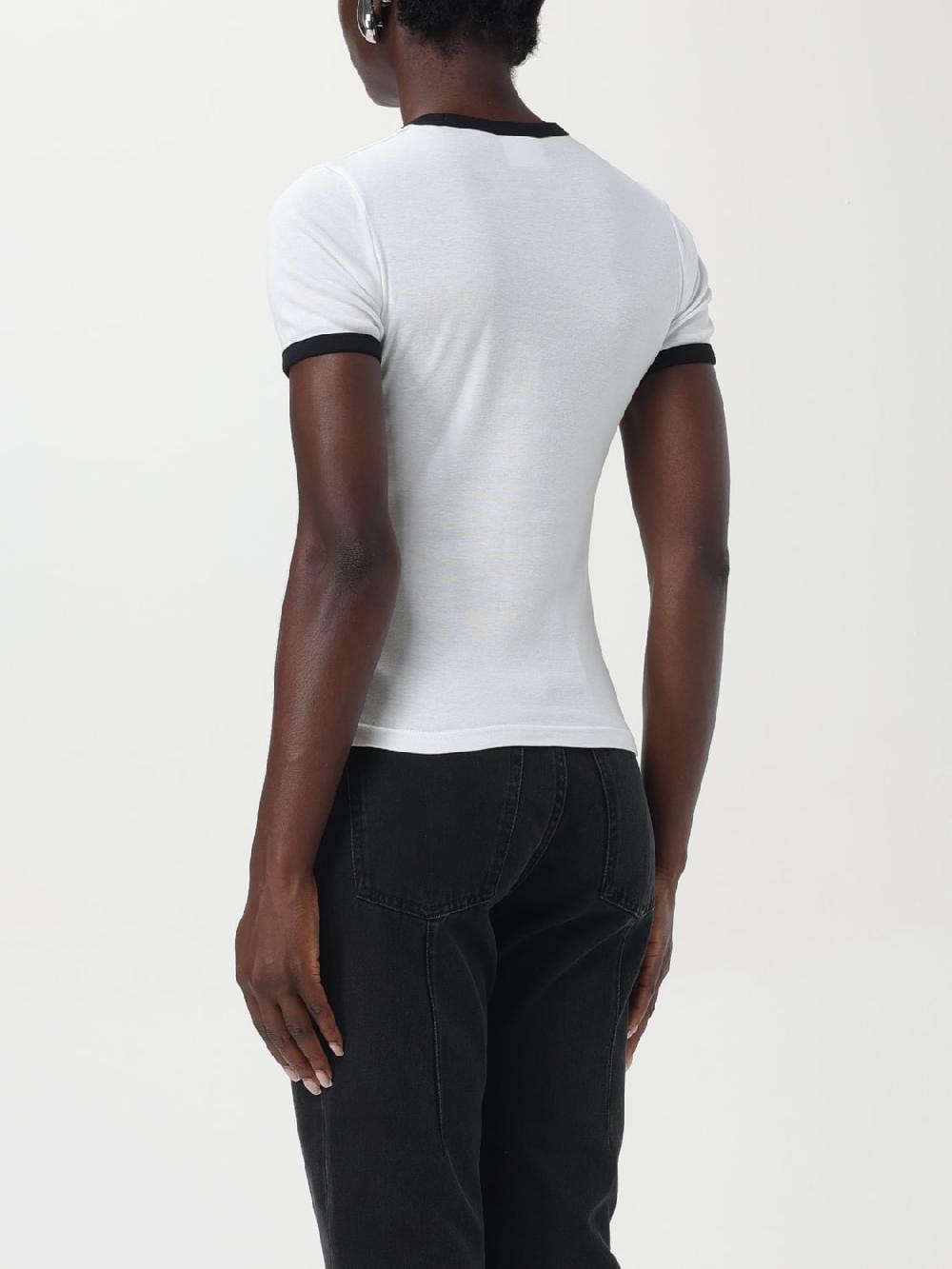 Giglio T-shirt Basic Con Mini Logo Courréges