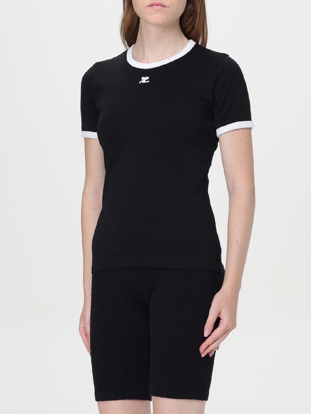 Giglio T-shirt Basic Con Mini Logo Courréges