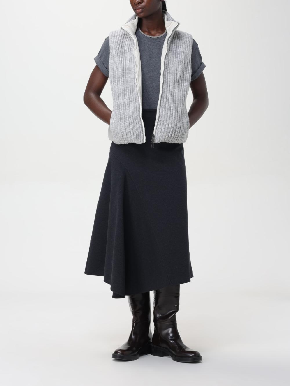 Giglio T-shirt Basic Con Monile Brunello Cucinelli