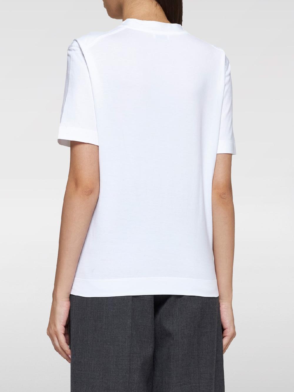 Giglio T-shirt Basic Con Monile Brunello Cucinelli