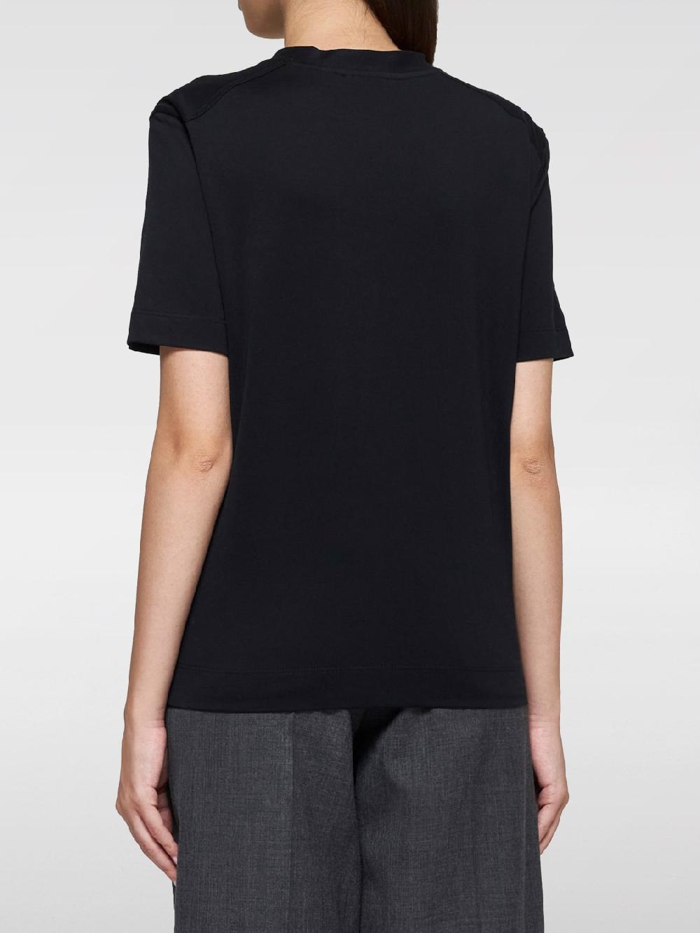 Giglio T-shirt Basic Con Monile Brunello Cucinelli