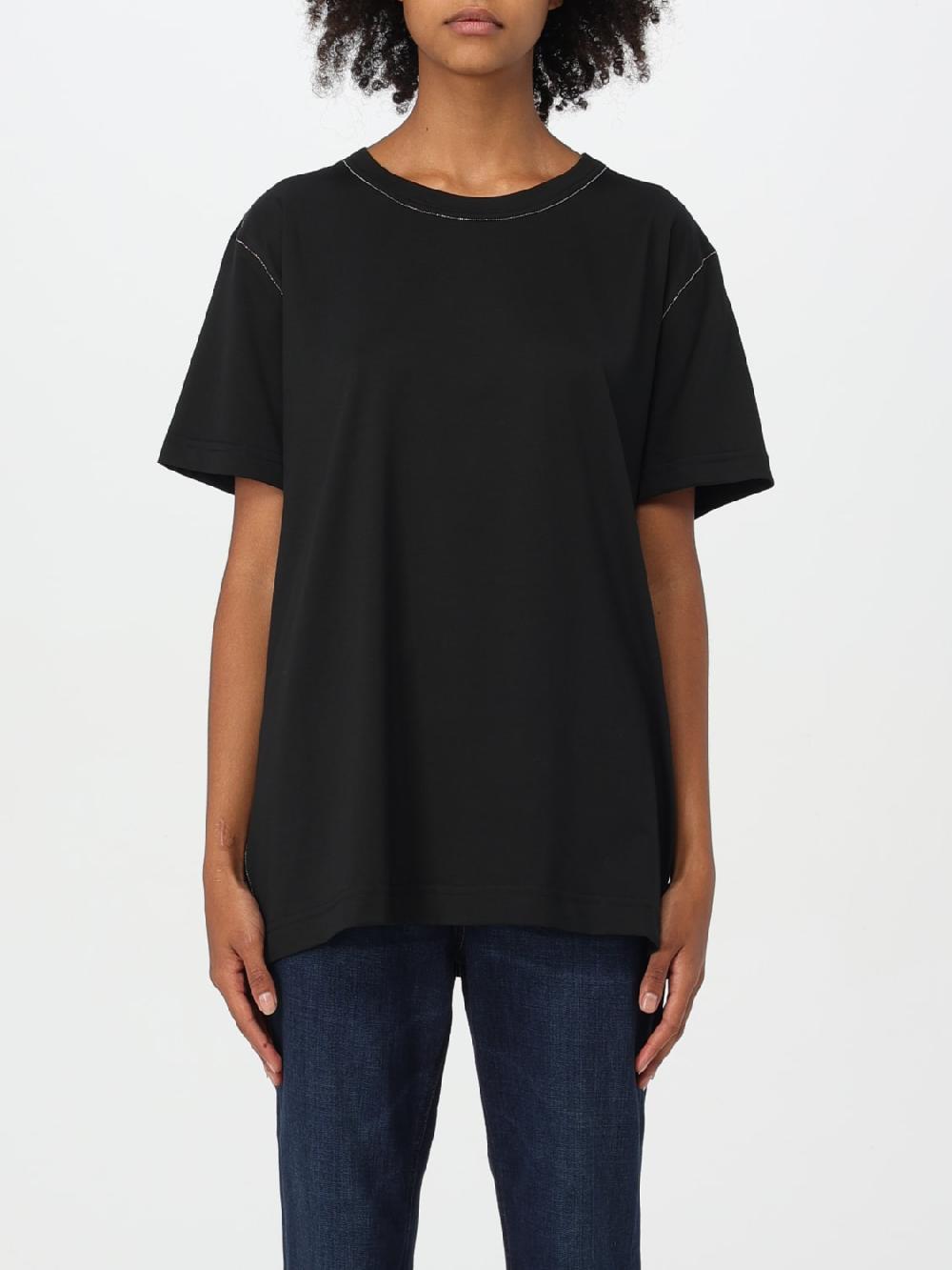 Giglio T-shirt basic Fabiana Filippi in cotone