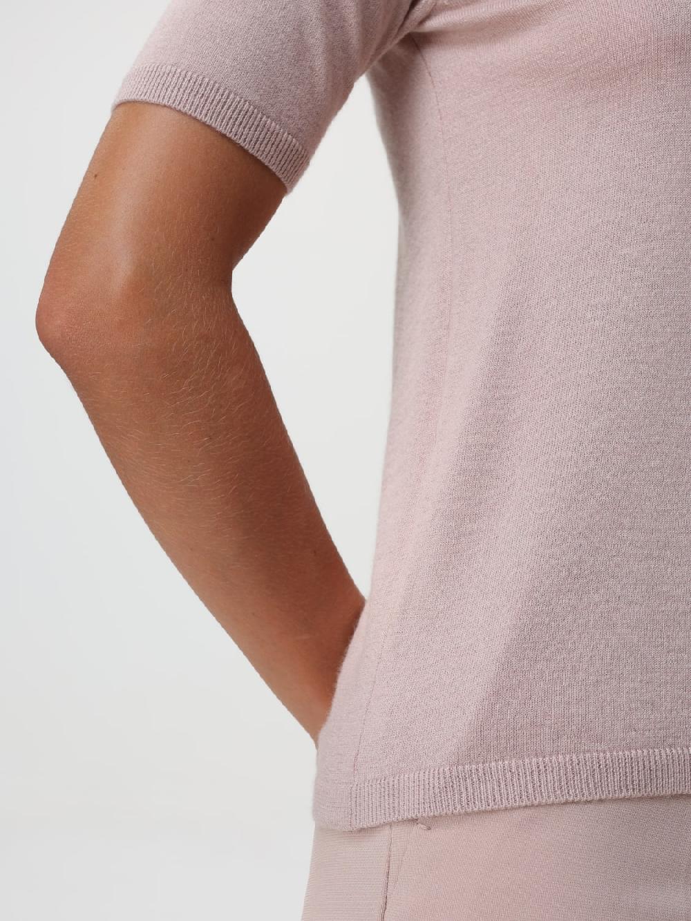 Giglio T-shirt Basic Max Mara In Cashmere E Seta