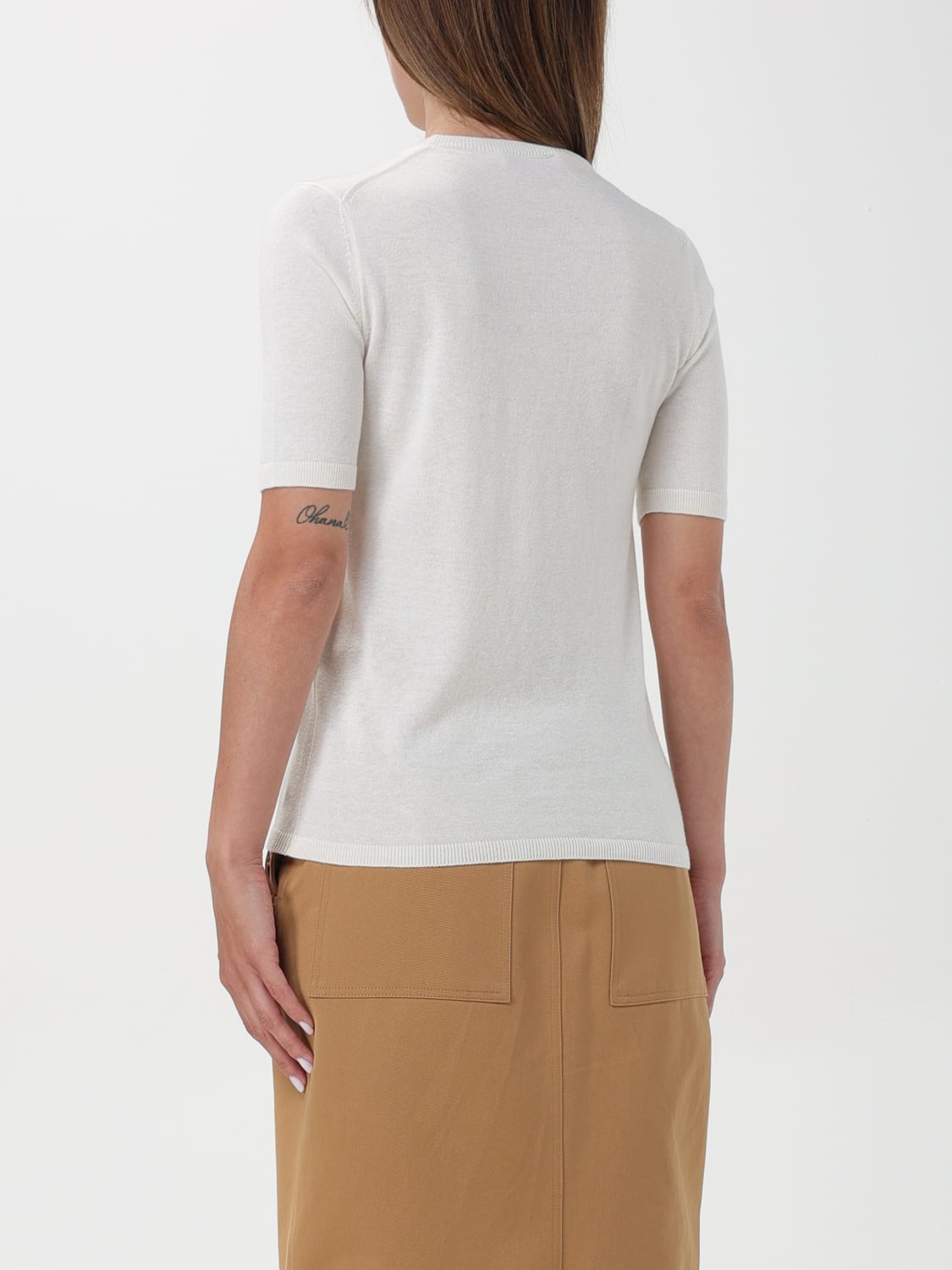 Giglio T-shirt Basic Max Mara In Cashmere E Seta