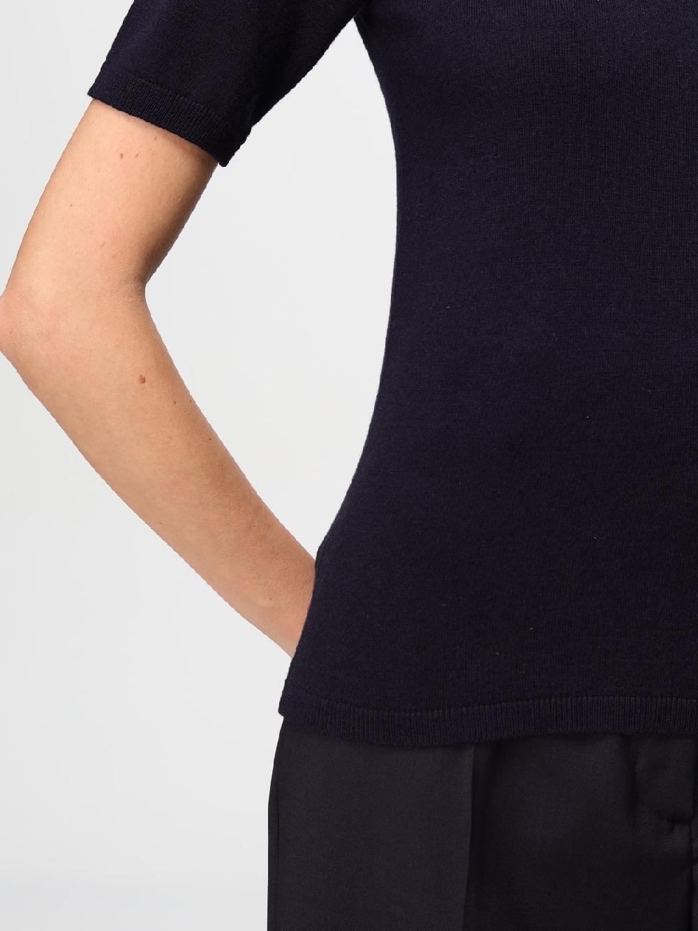 Giglio T-shirt Basic Max Mara In Cashmere E Seta