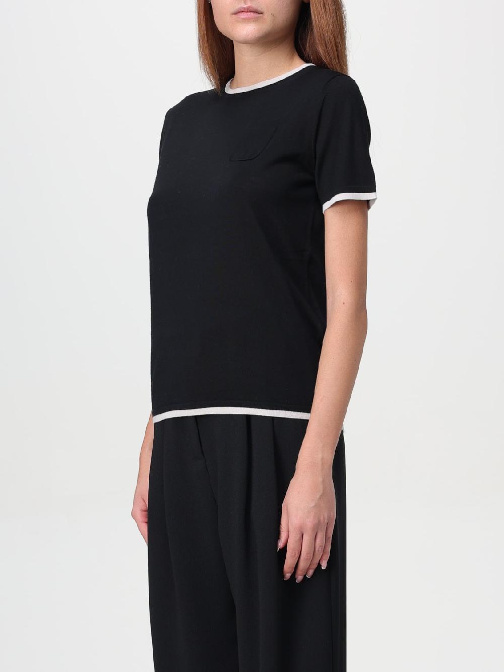 Giglio T-shirt Basic Max Mara In Lana Vergine