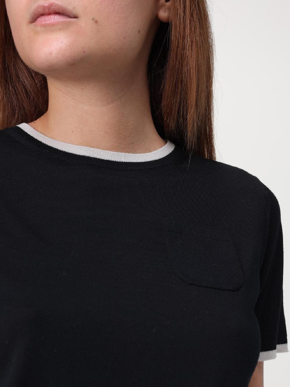 Giglio T-shirt Basic Max Mara In Lana Vergine
