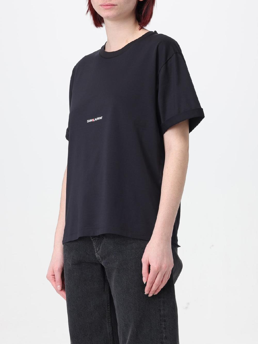 Giglio T-shirt Basic Saint Laurent Con Logo