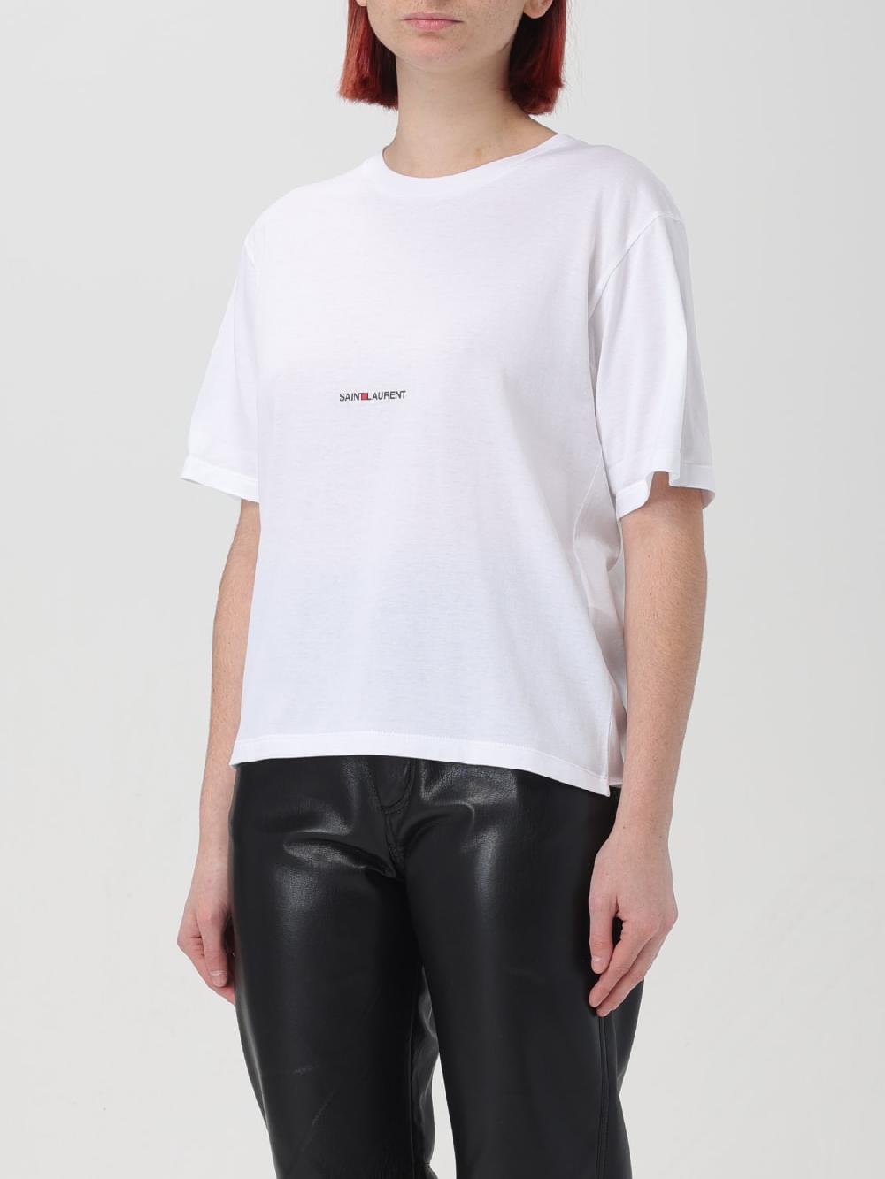 Giglio T-shirt Basic Saint Laurent Con Logo