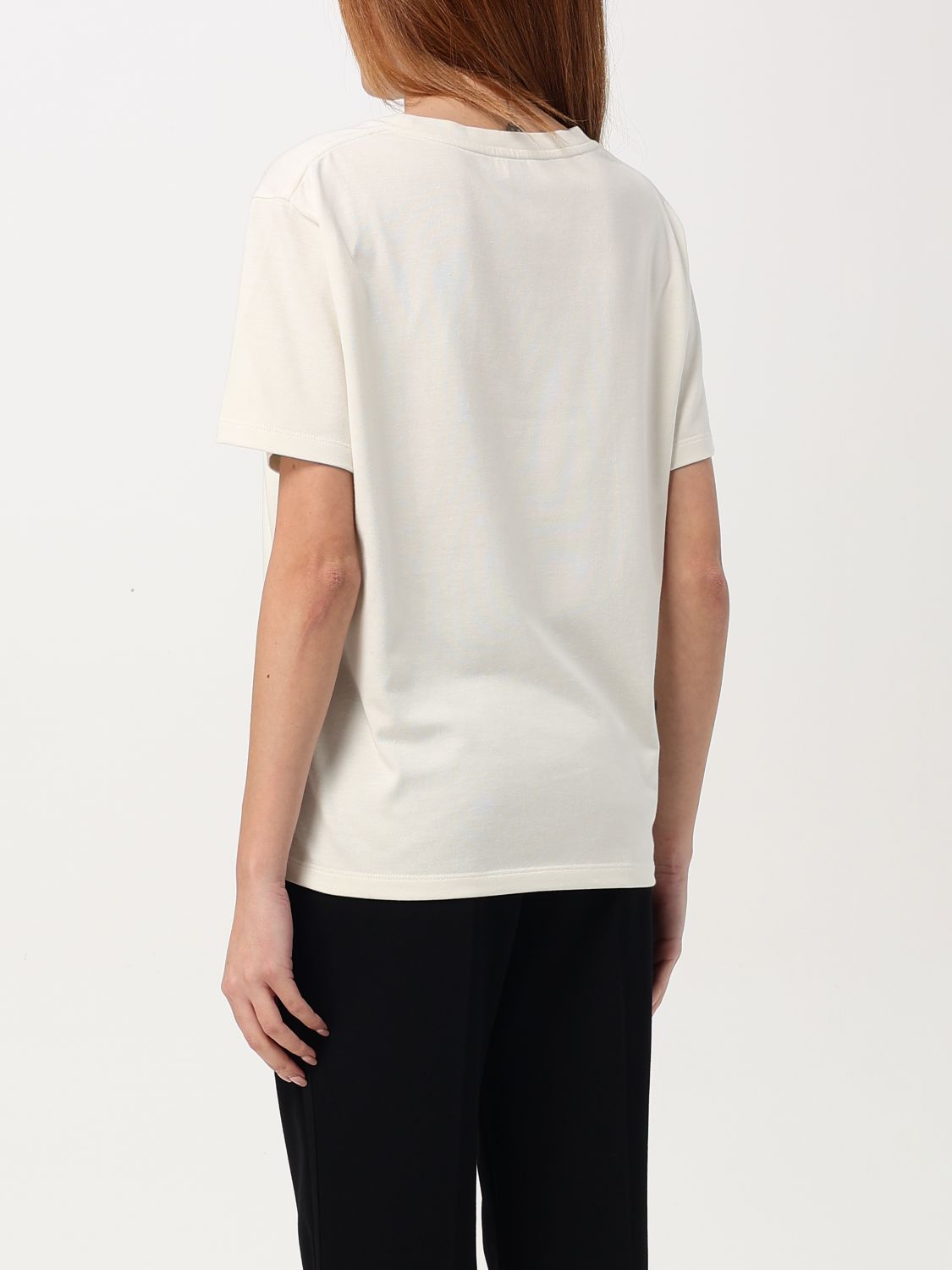 Giglio T-shirt Basic Saint Laurent In Misto Cotone