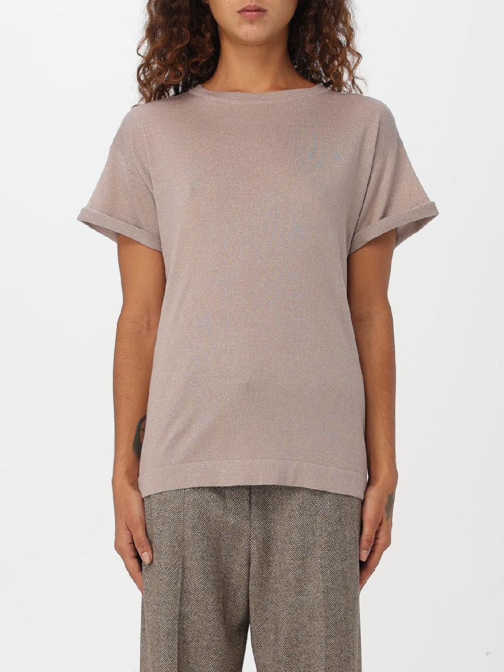 Giglio T-shirt Brunello Cucinelli in misto seta