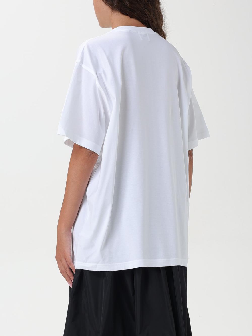 Giglio T-shirt Burberry In Cotone