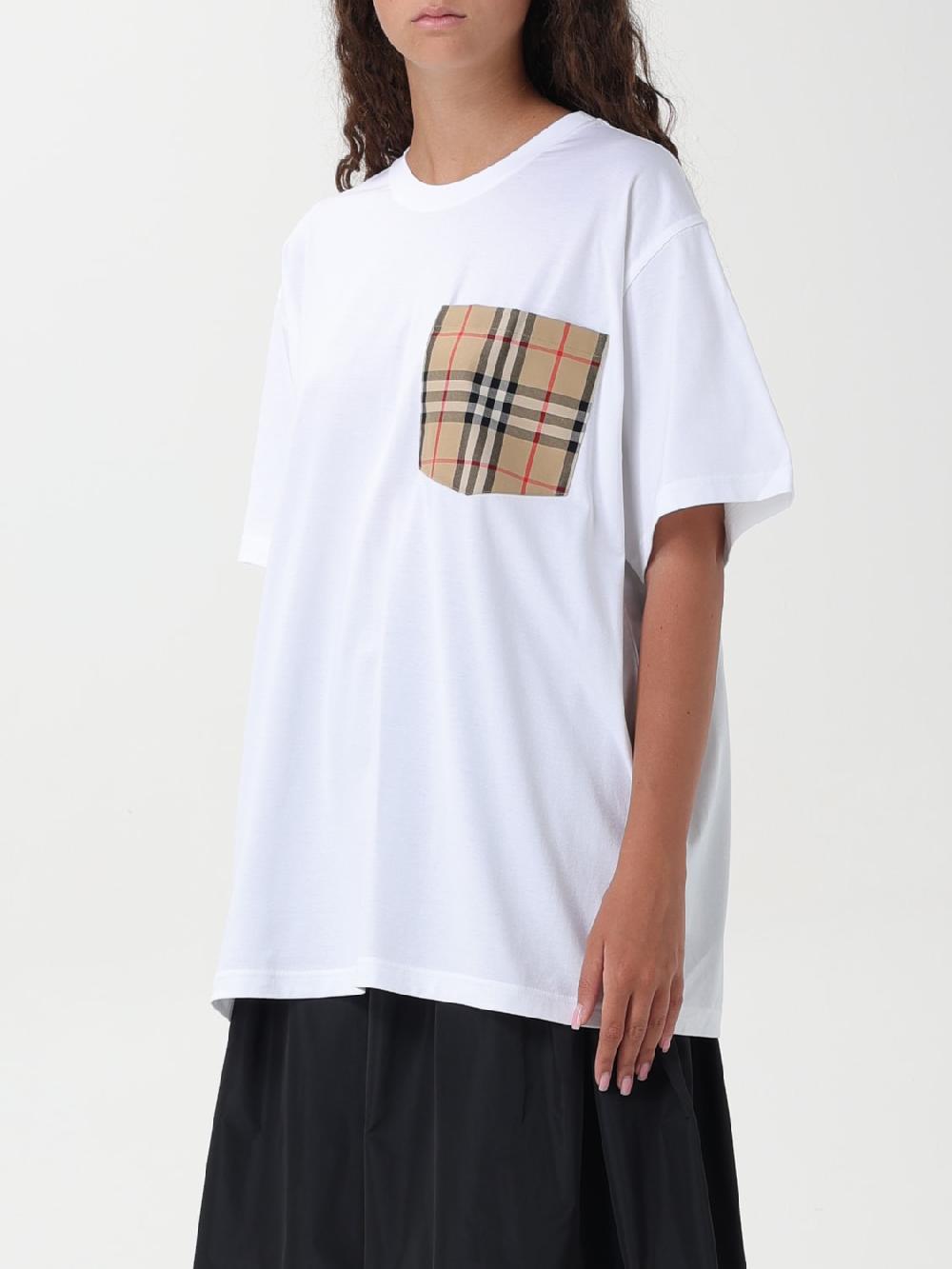 Giglio T-shirt Burberry In Cotone