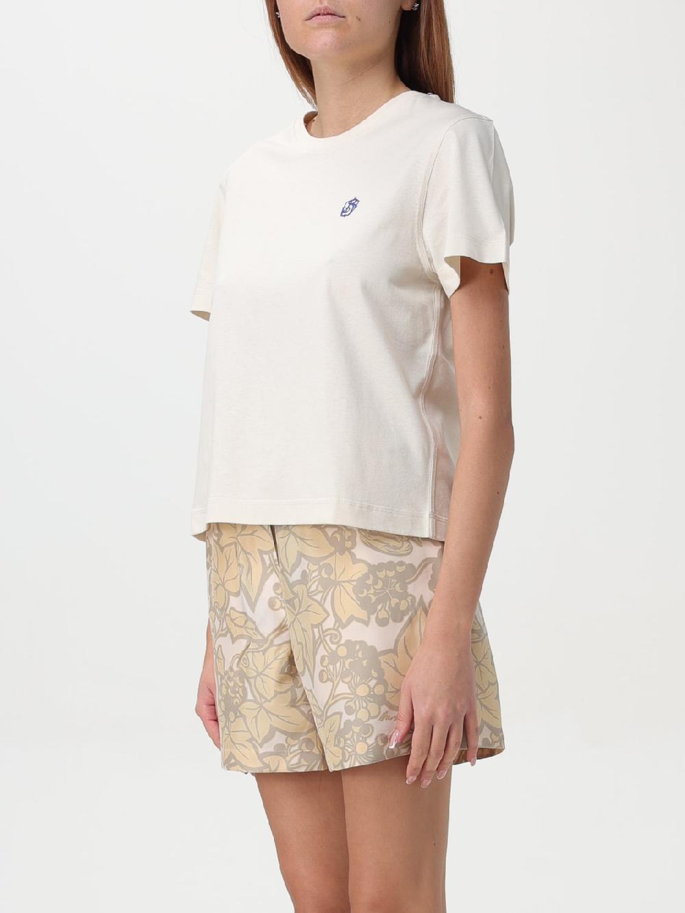 Giglio T-shirt Burberry In Cotone Biologico