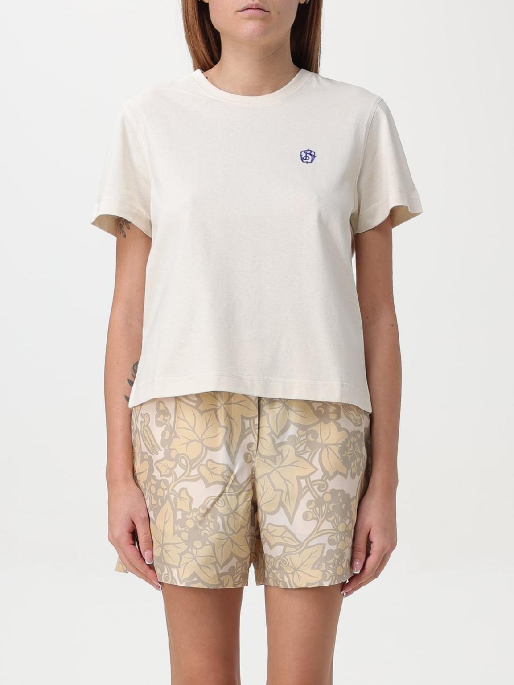 Giglio T-shirt Burberry in cotone biologico