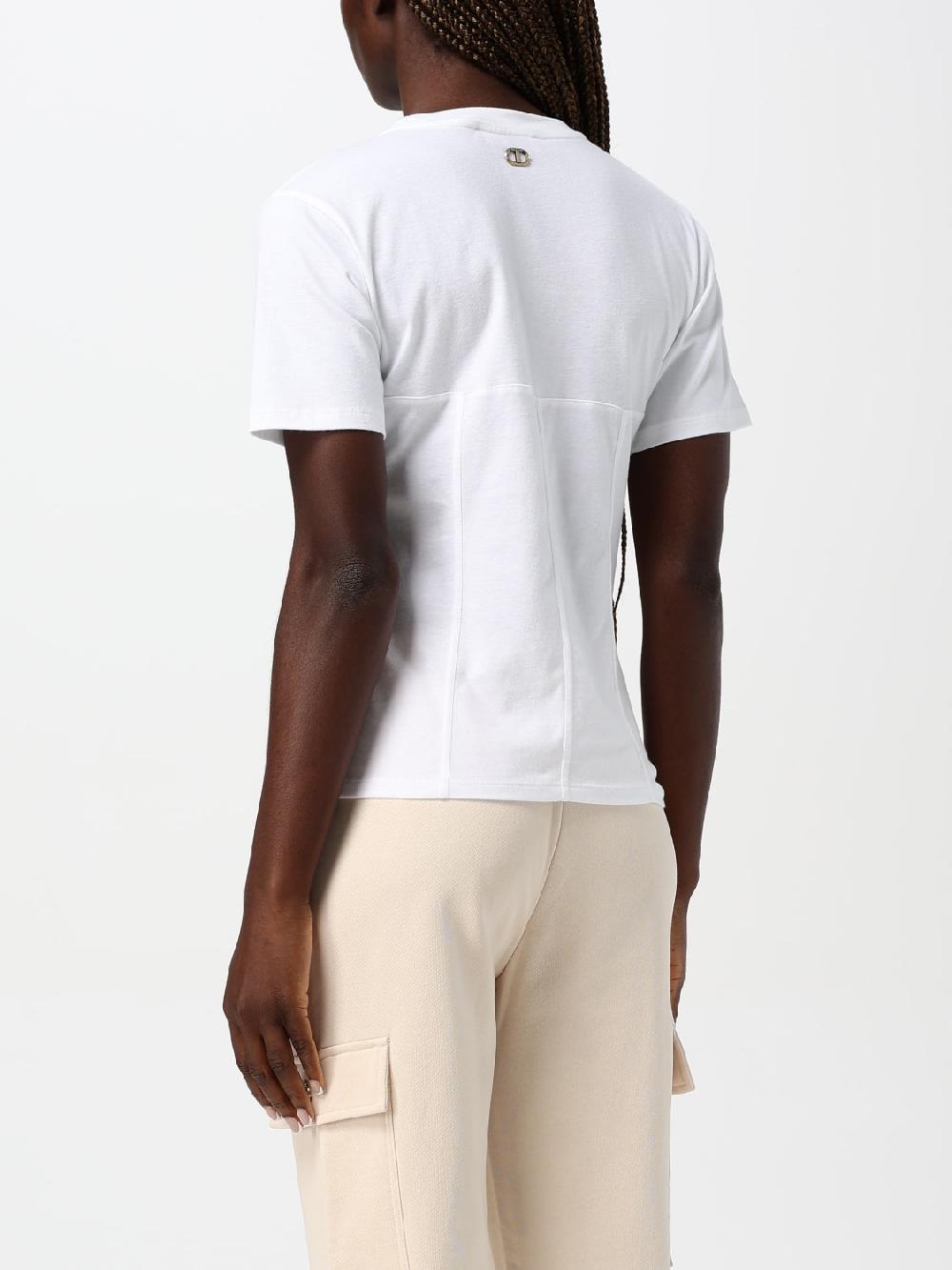 Giglio T-shirt Bustier In Cotone Twinset