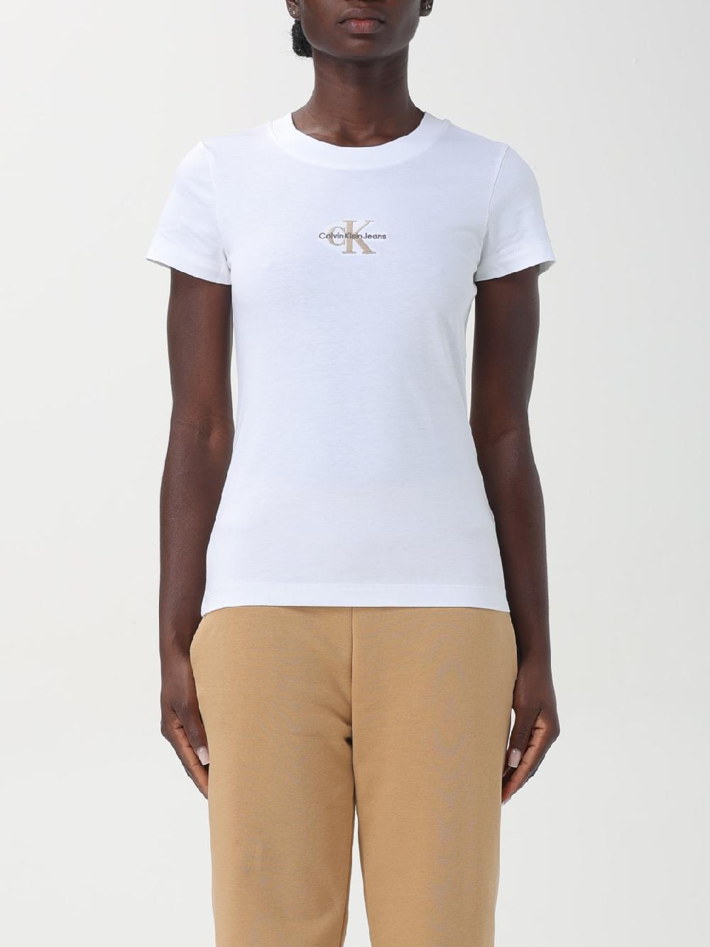 Giglio T-shirt Calvin Klein in cotone con logo