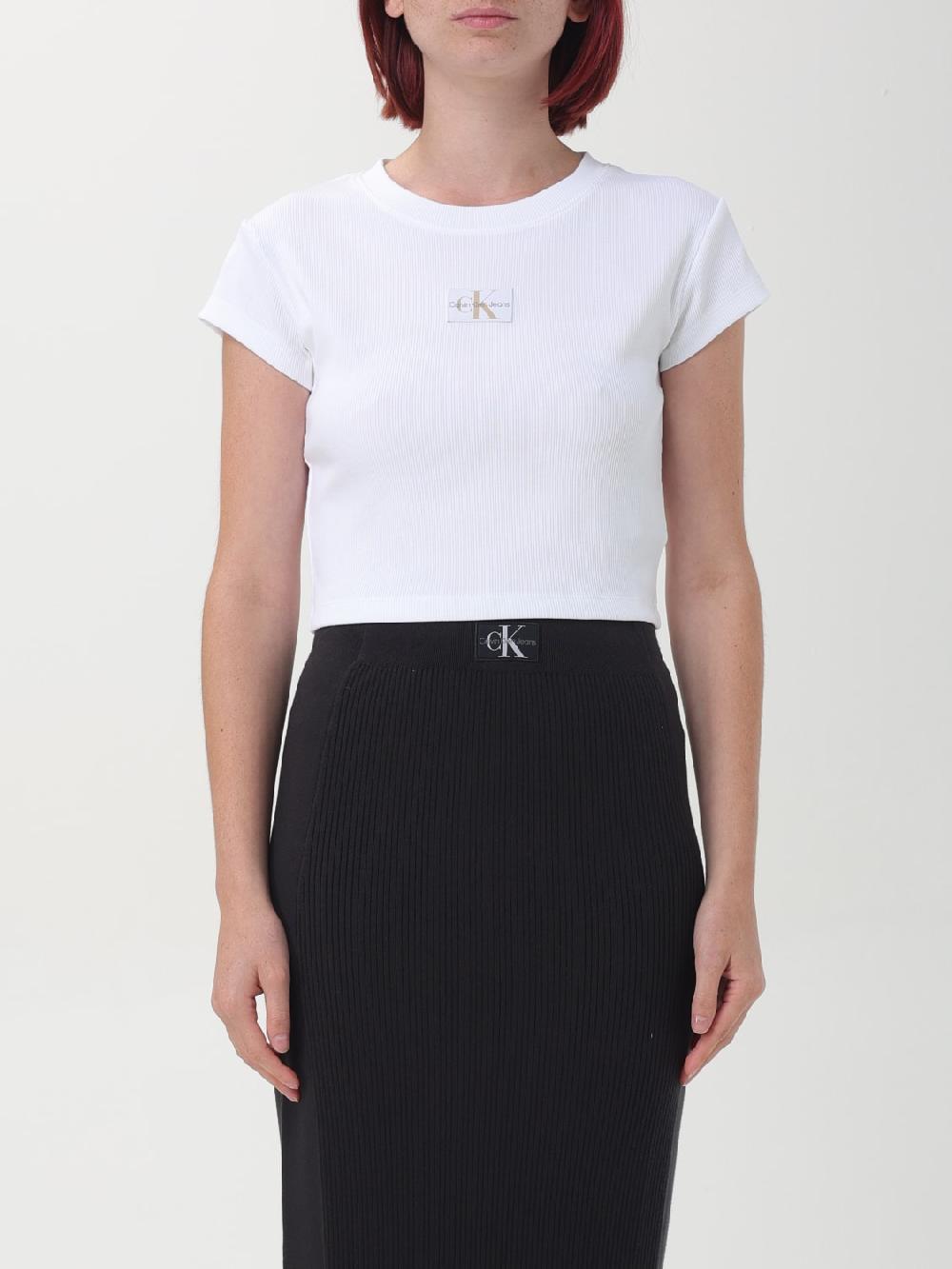 Giglio T-shirt Calvin Klein in cotone rigenerato