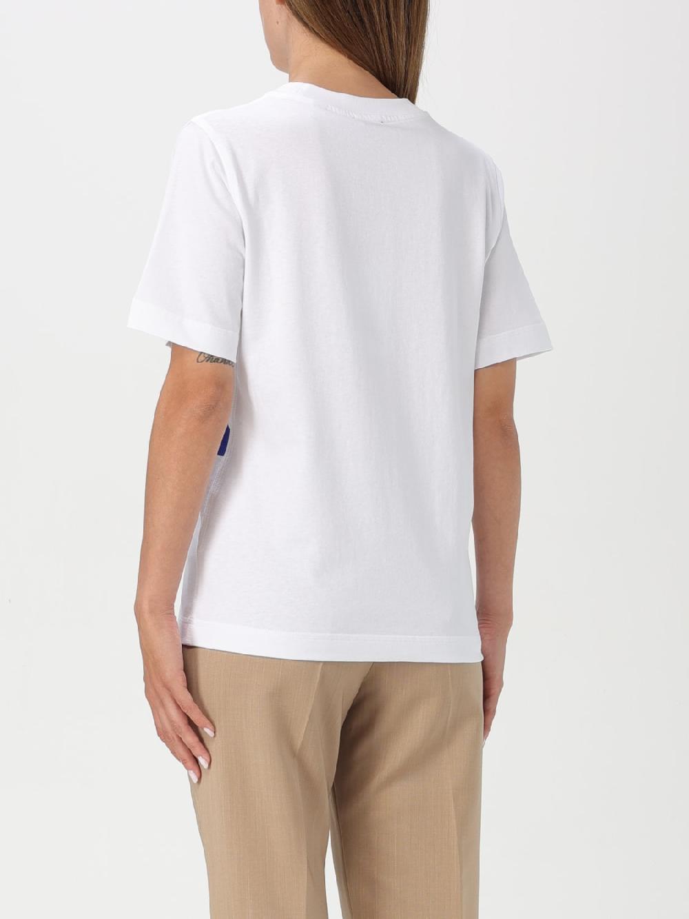 Giglio T-shirt Con Big Logo Burberry