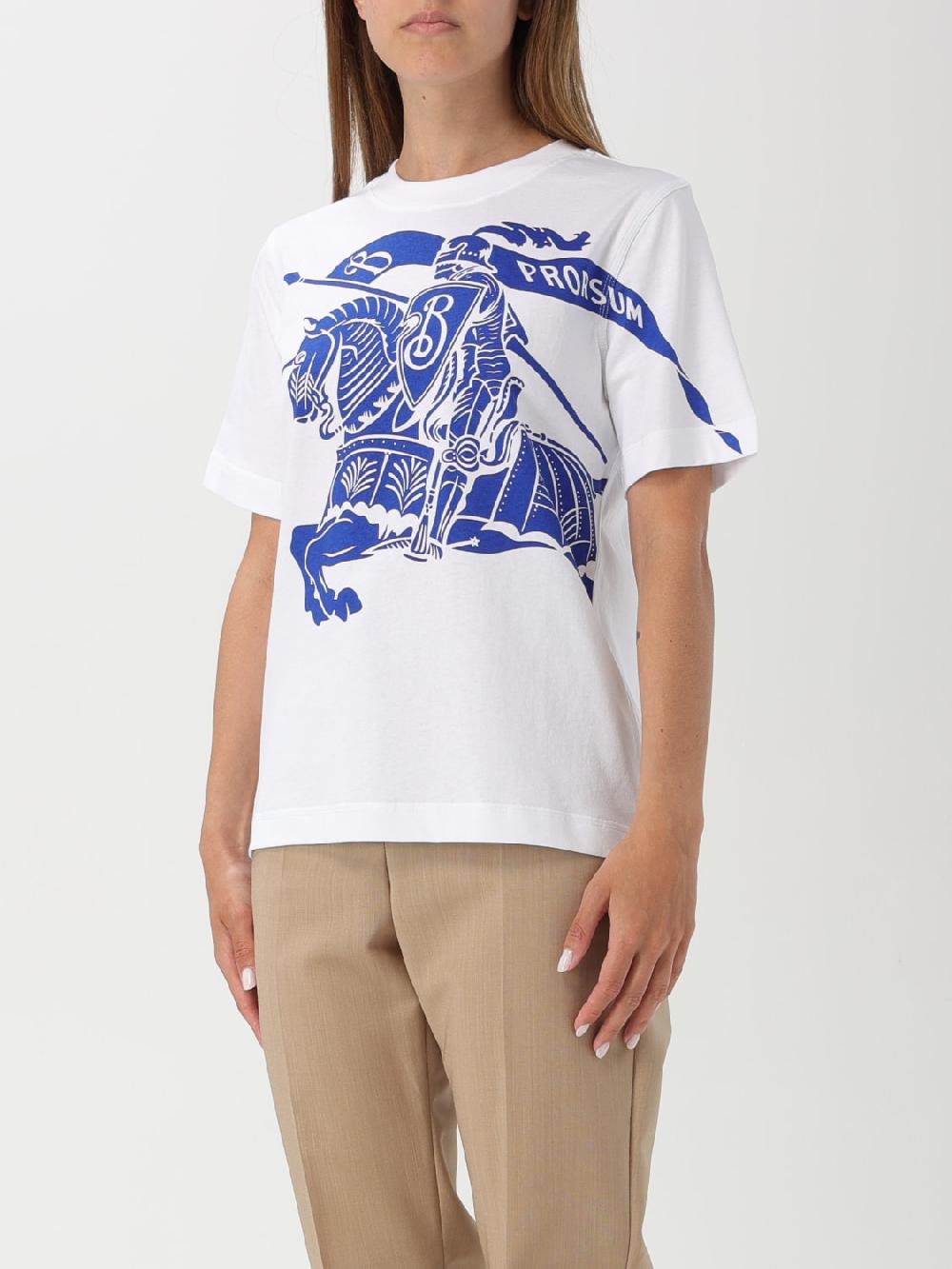 Giglio T-shirt Con Big Logo Burberry