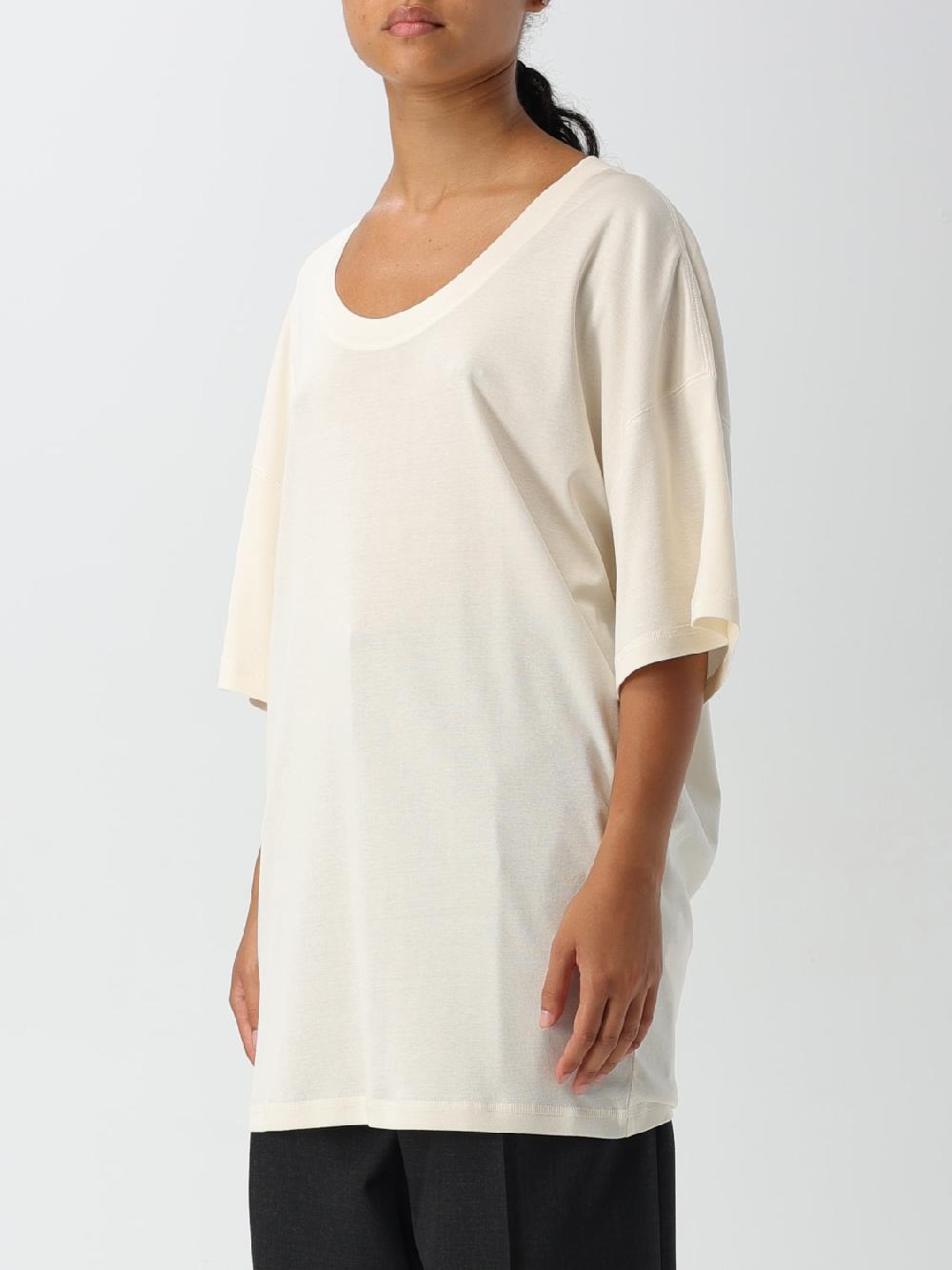 Giglio T-shirt Con Cuciture Lemaire In Cotone