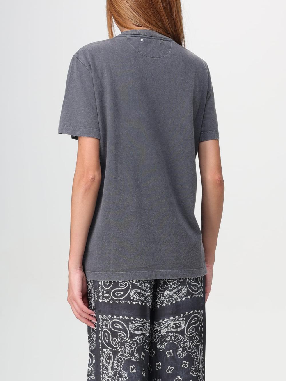 Giglio T-shirt Con Girocollo Gioiello Golden Goose