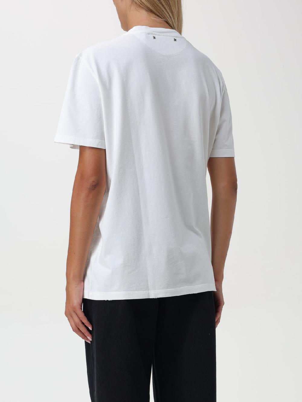 Giglio T-shirt Con Girocollo Gioiello Golden Goose