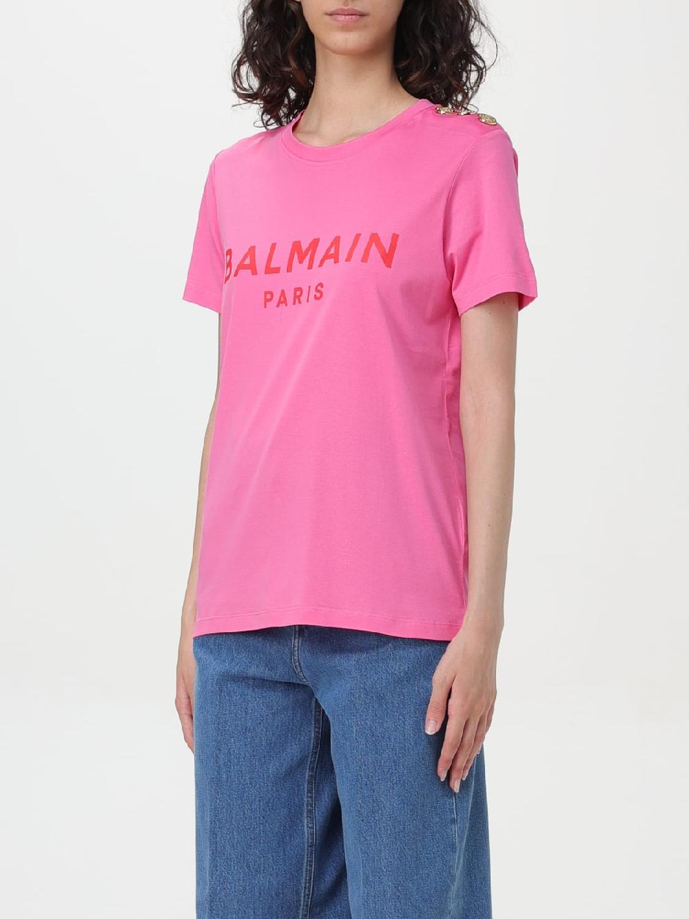 Giglio T-shirt Con Logo Balmain