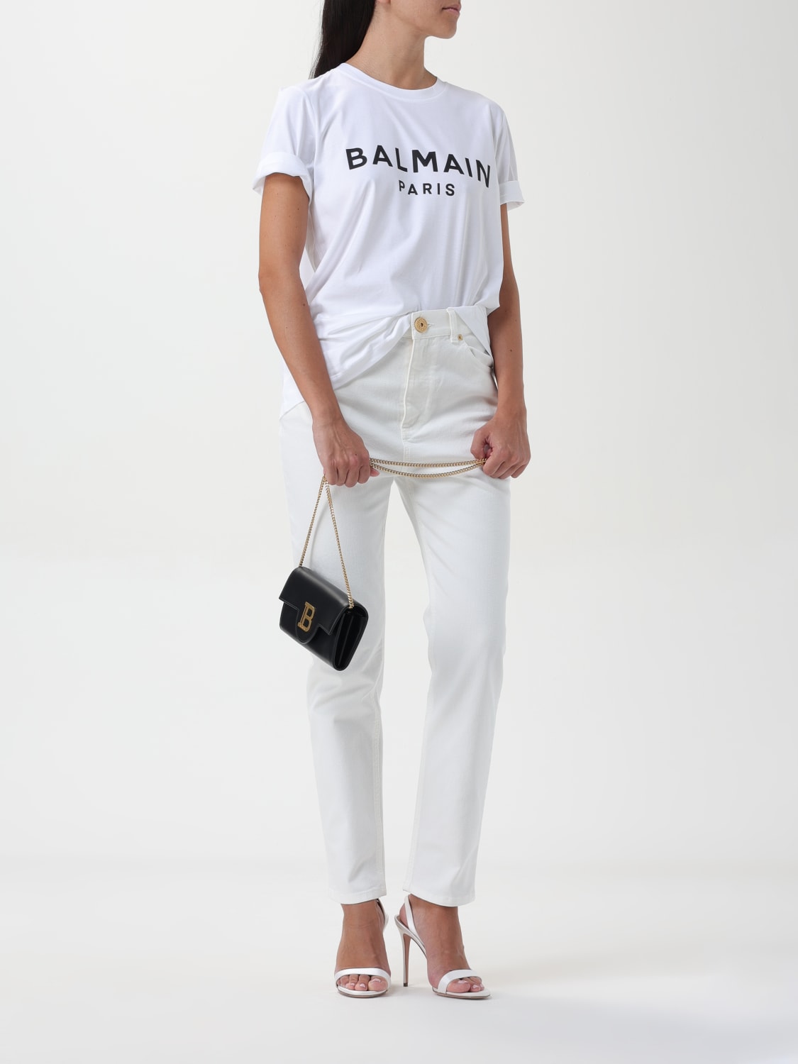 Giglio T-shirt Con Logo Balmain