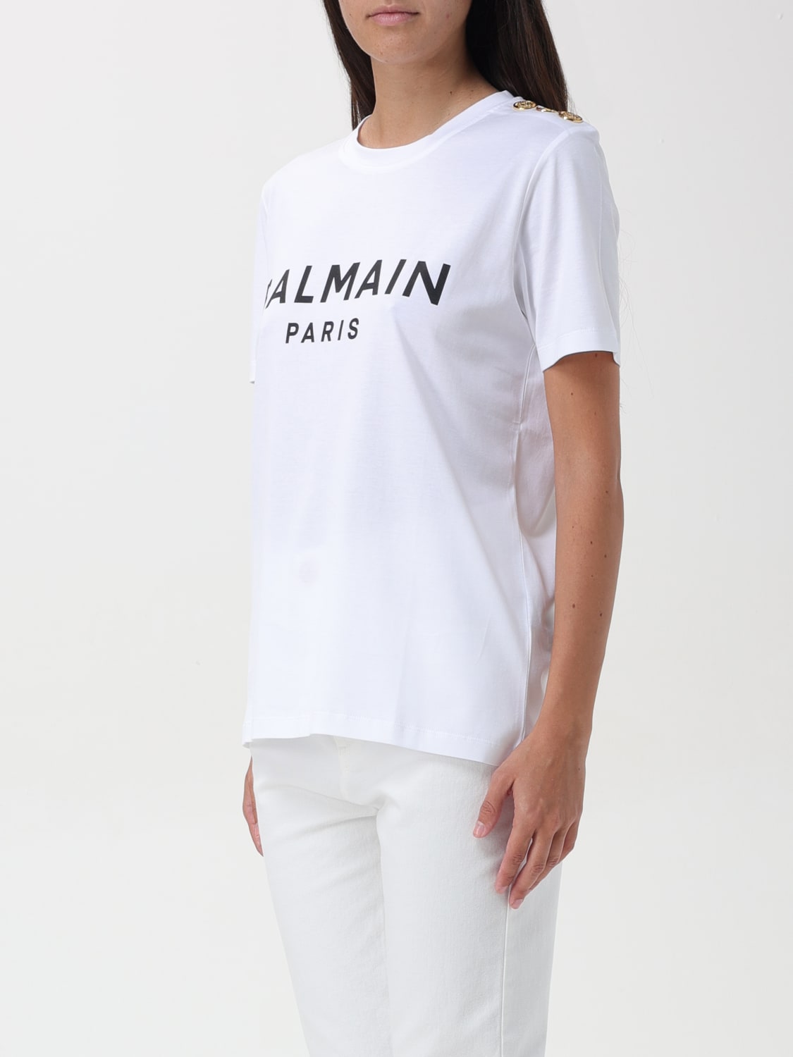 Giglio T-shirt Con Logo Balmain