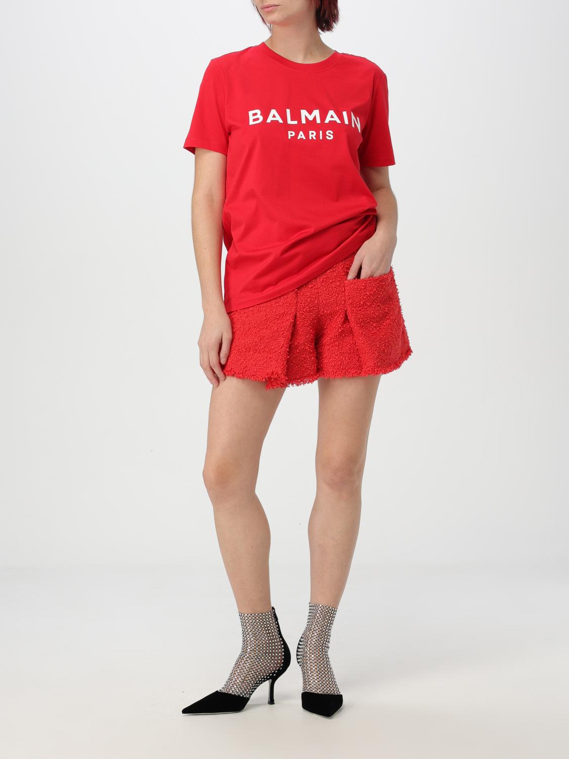 Giglio T-shirt Con Logo Balmain