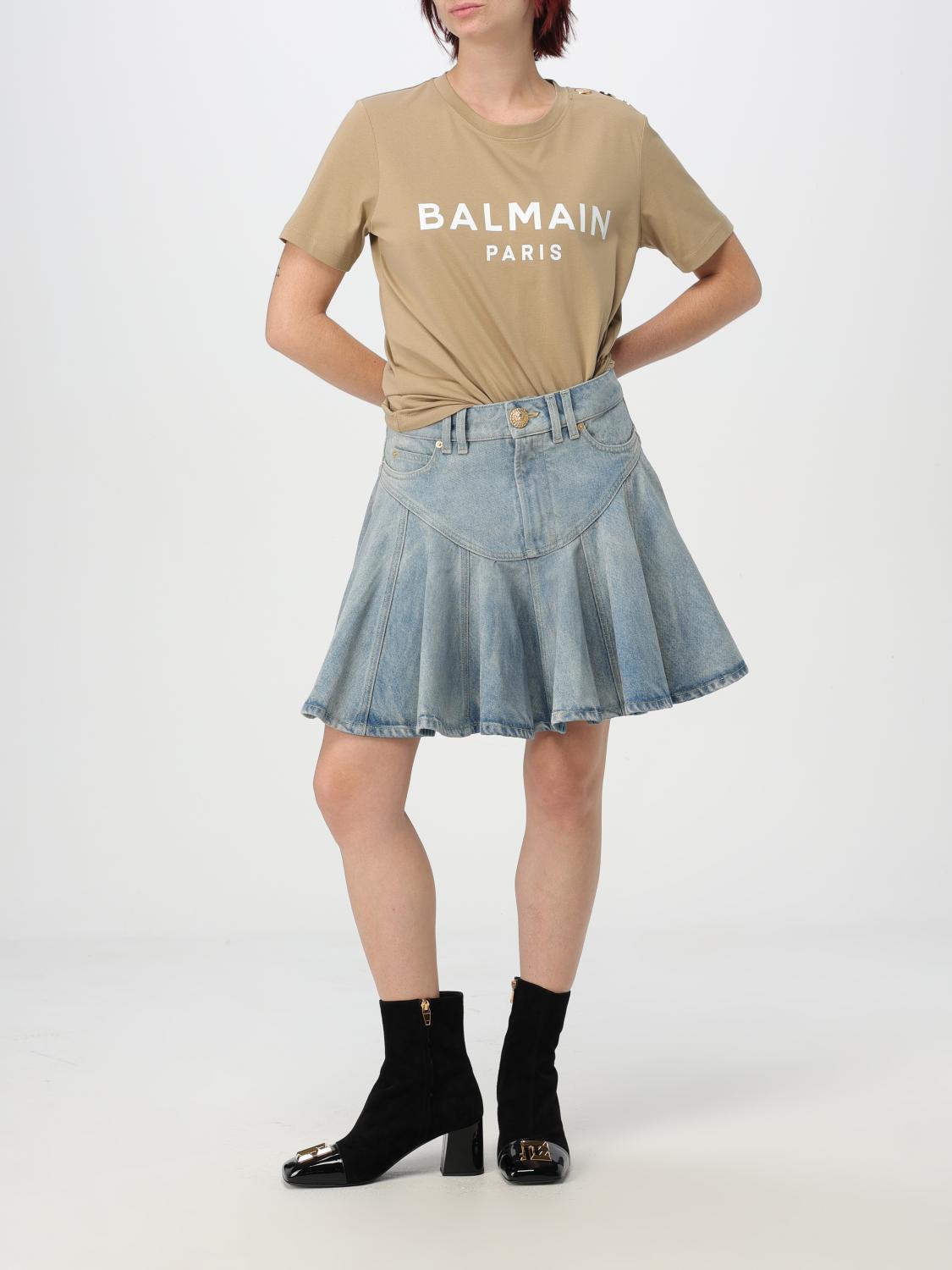Giglio T-shirt Con Logo Balmain