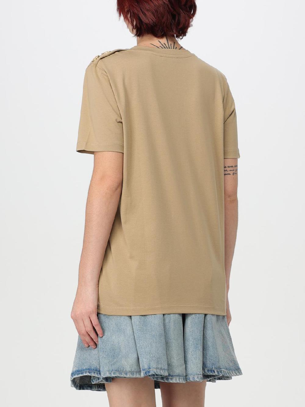 Giglio T-shirt Con Logo Balmain
