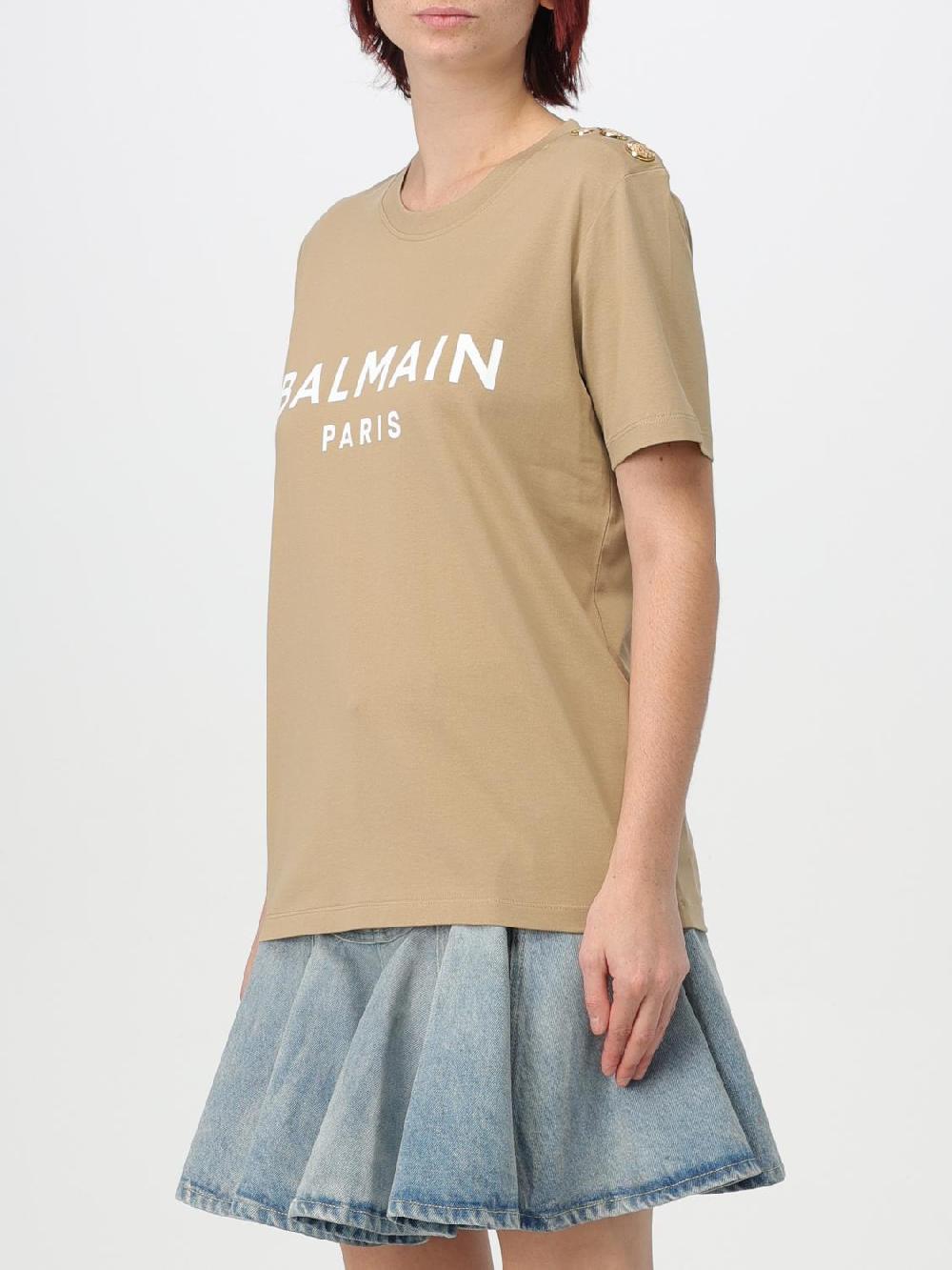 Giglio T-shirt Con Logo Balmain