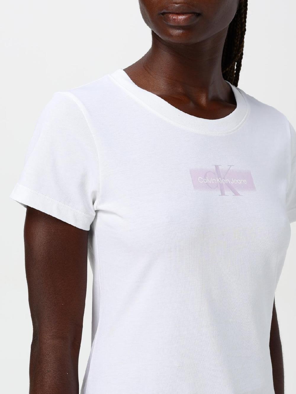 Giglio T-shirt Con Logo Calvin Klein