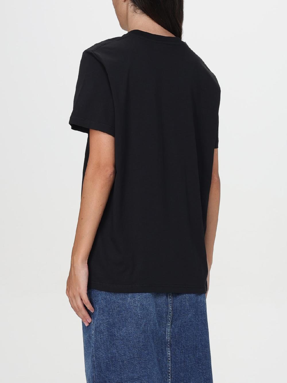 Giglio T-shirt Con Logo Ganni