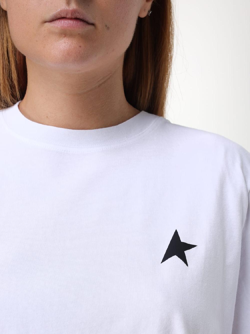 Giglio T-shirt Con Logo Golden Goose