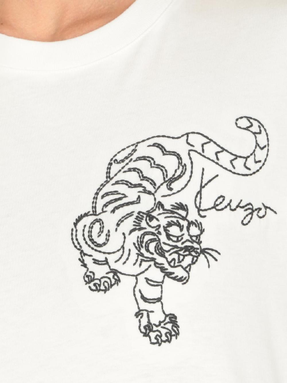 Giglio T-shirt Con Logo Kenzo