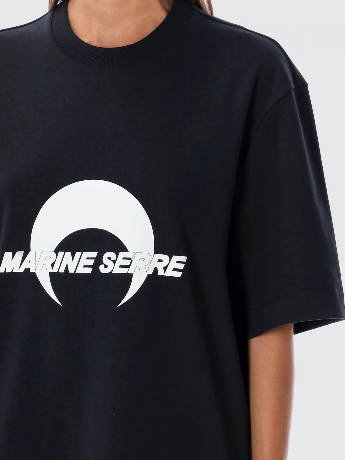 Giglio T-shirt Con Logo Marine Serre
